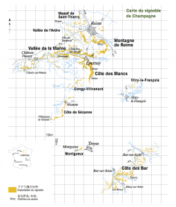 シャンパーニュ地方全域地図